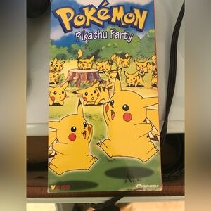 Pikachu Party Pokémon VHS video movie